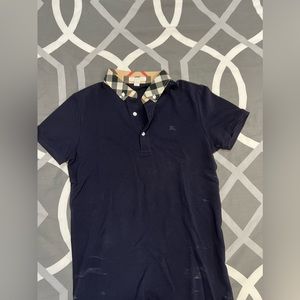 Boys Burberry Polo, Size- 14y, Color- Blue